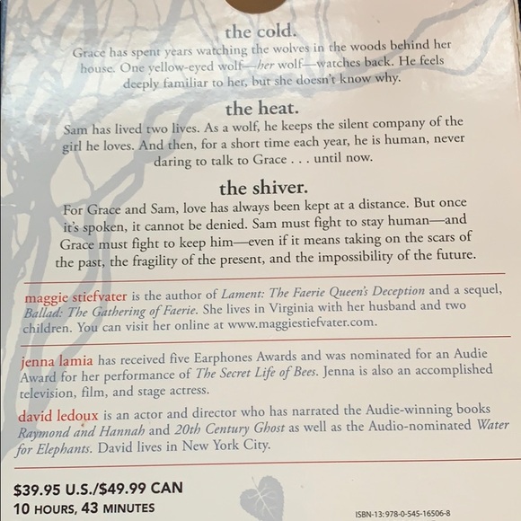 Audio CD Set by Scholastic Title “Shiver” 9 Discs EUC - Picture 3 of 6